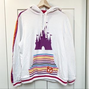 Disneyland Retro Stripe Hoodie Pullover